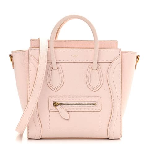 celine nano luggage pale pink|Celine nano luggage for sale.